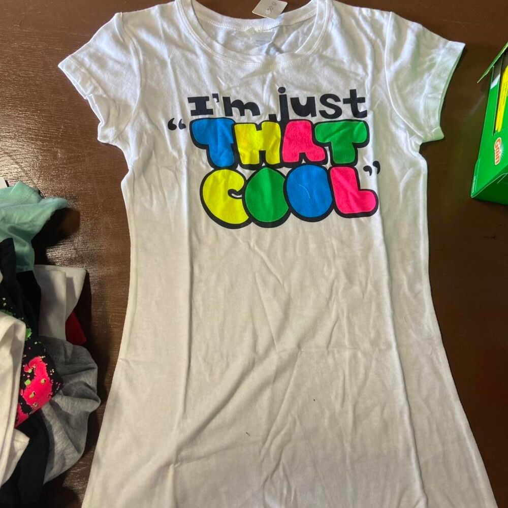 White I'm just "That Cool" T-Shirt